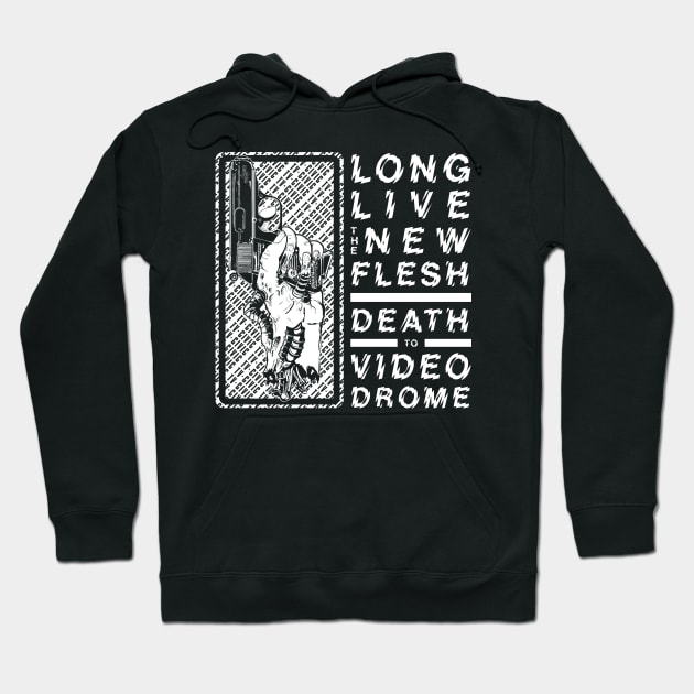 Long Live / Death To - Fleshgun II - Videodrome Hoodie by KaceVOID